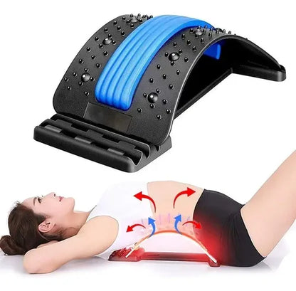 Estirador Lumbar Ajustable — Alivio de Espalda en Casa